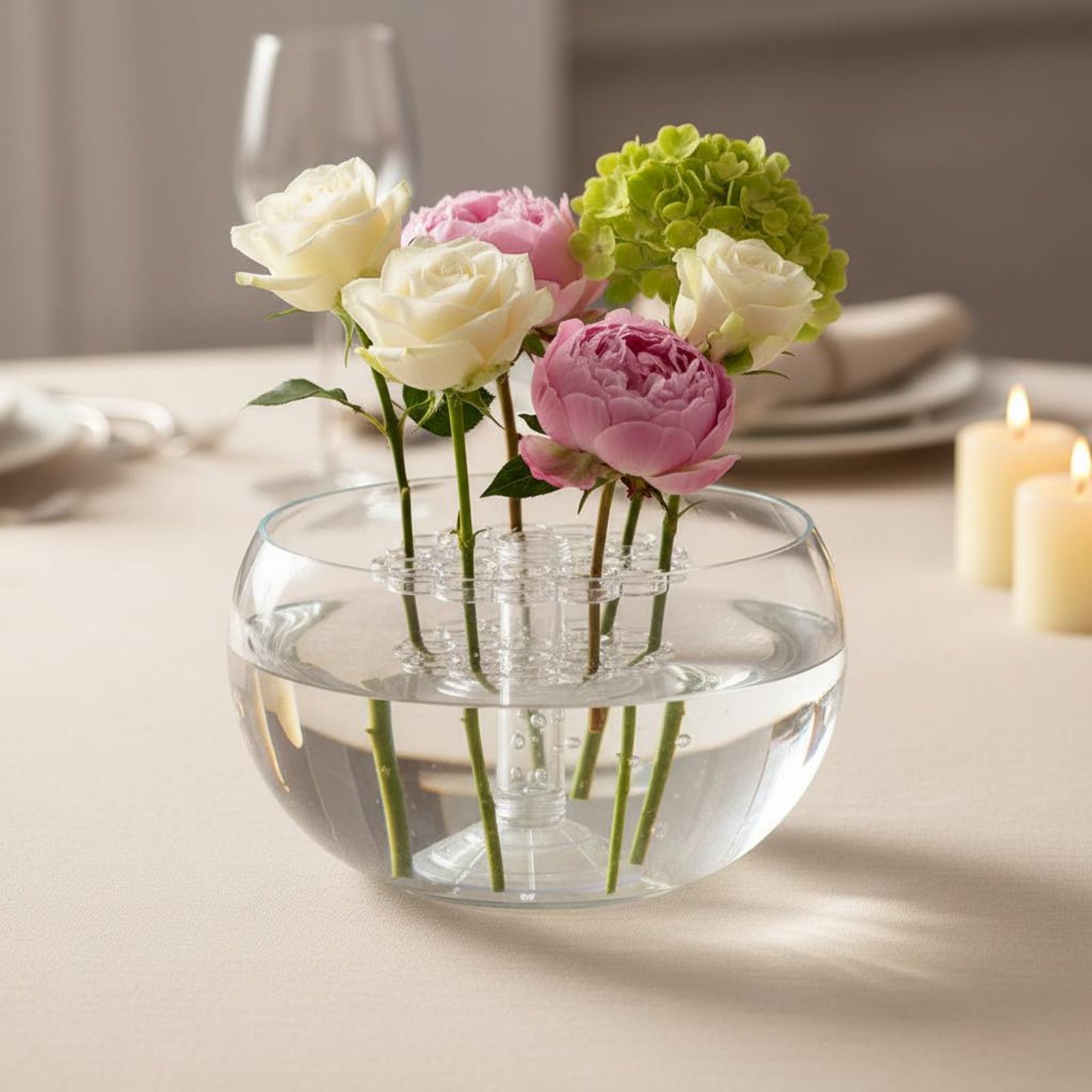 Home Decor Vase With Flowers - Uchwyt na kwiaty w kształcie spirali,