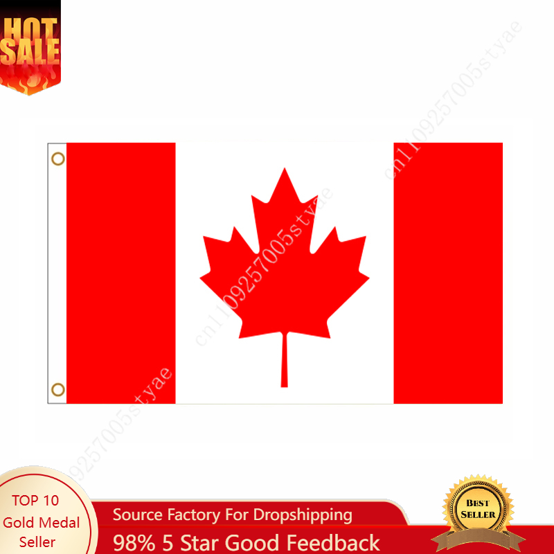 Home Decor Canada - Flaga Kanady Dekoracja Ścienna Baner Plakat