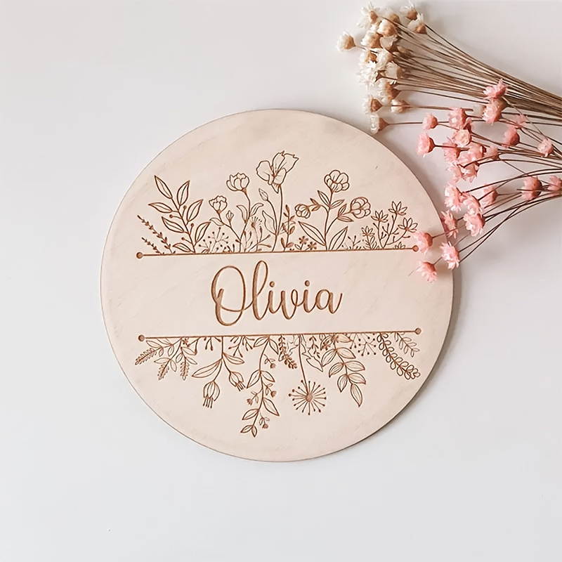 Home Decor Com - Spersonalizowana tabliczka z grawerowanym imieniem w