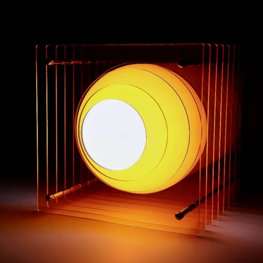 Home Decor Com - DIY Akrylowa Lampa Księżycowa Tysiąc Warstw