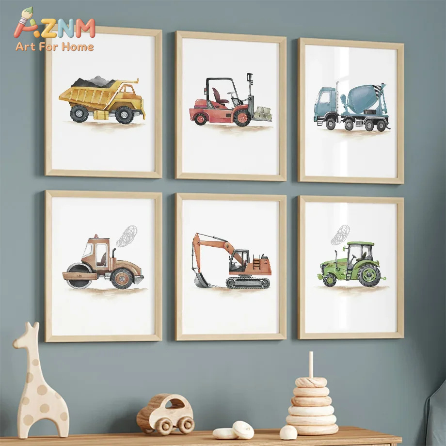 Home Decor Japandi - 6 szt. Nordyckie nowoczesne plakaty z