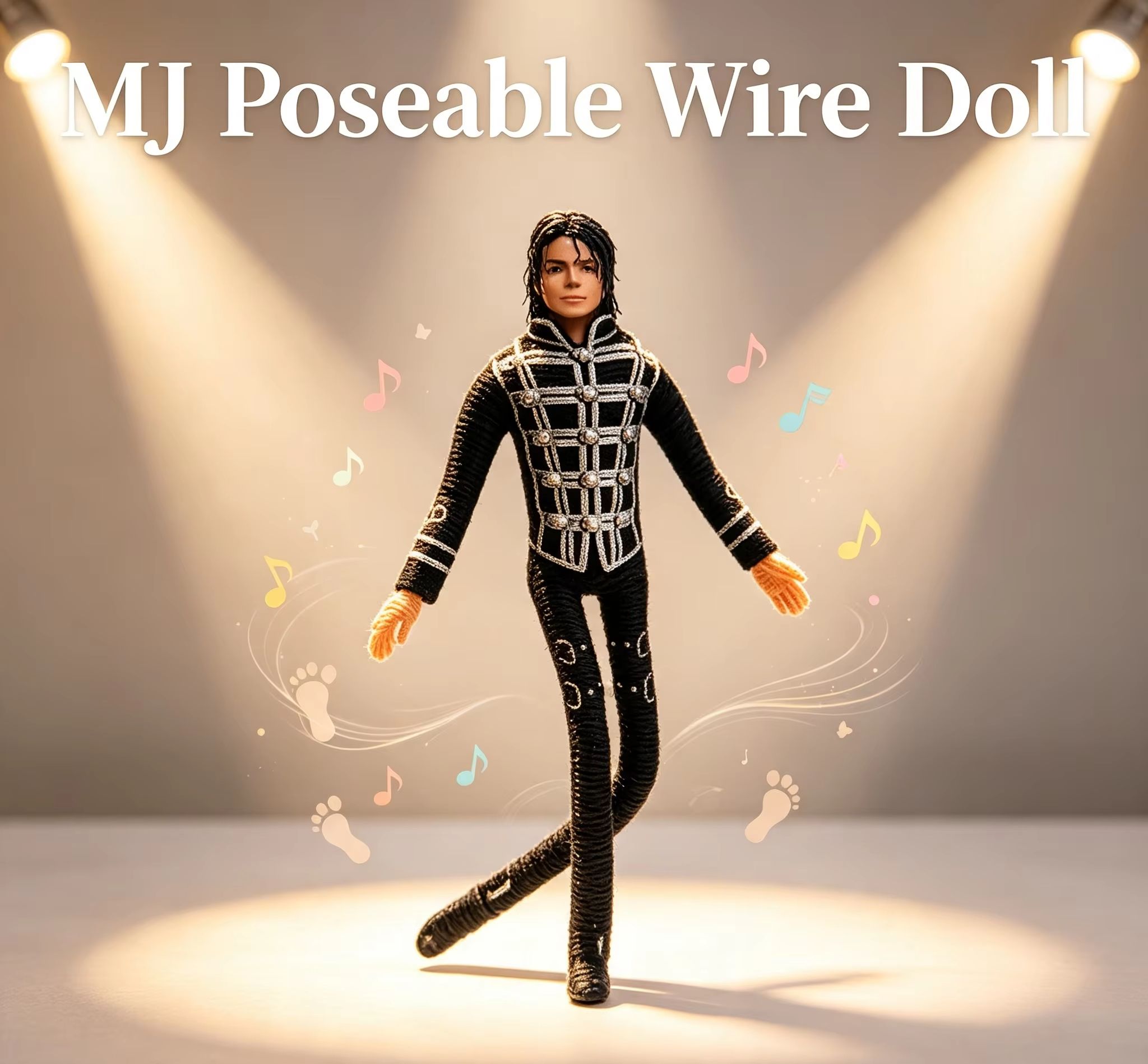 Home Decor Solution - Michael Jackson Figurka z ruchomymi stawami,