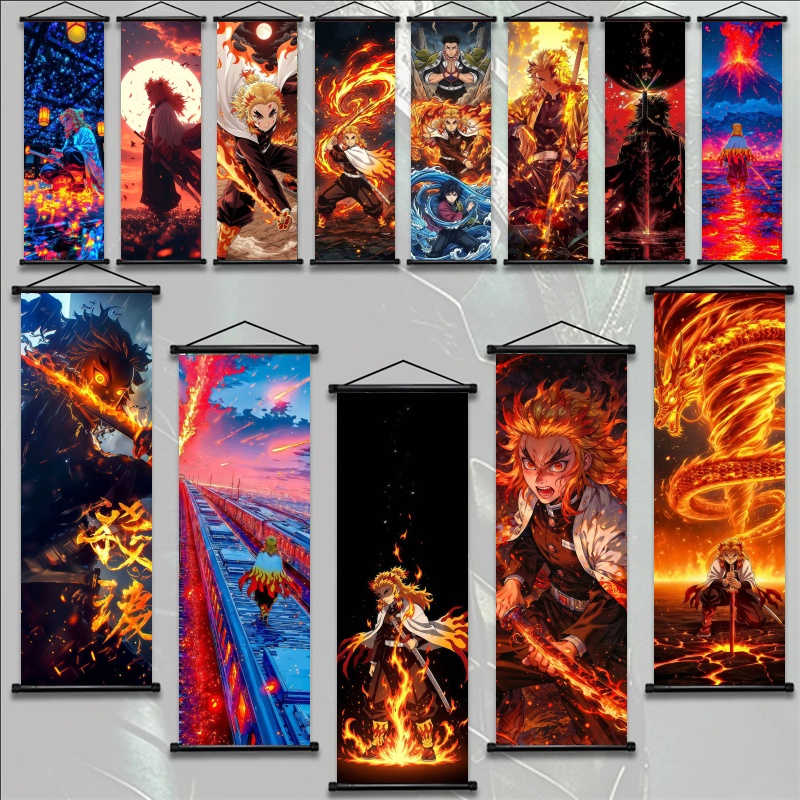 Home Decor Solution - Demon Slayer Kyojuro Rengoku HD Druk