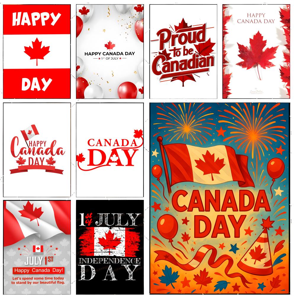 Home Decor Canada - Plakat na Dzień Kanady, Kanada, dekoracja