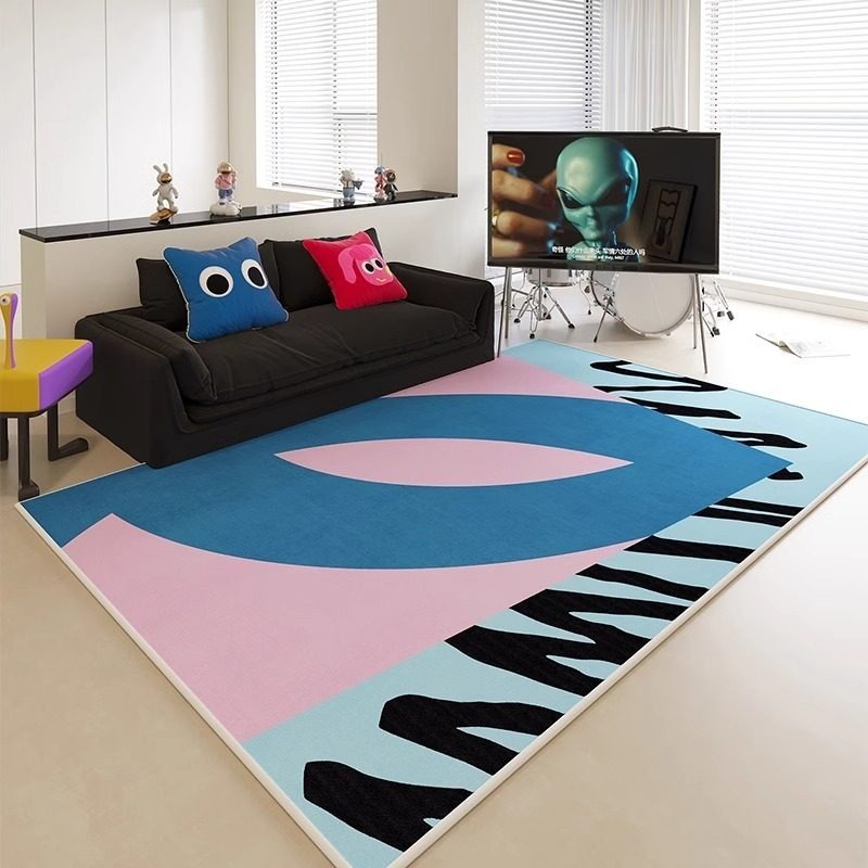 Home Decor Ig - Abstrakcyjny dywan do salonu z kolorowymi