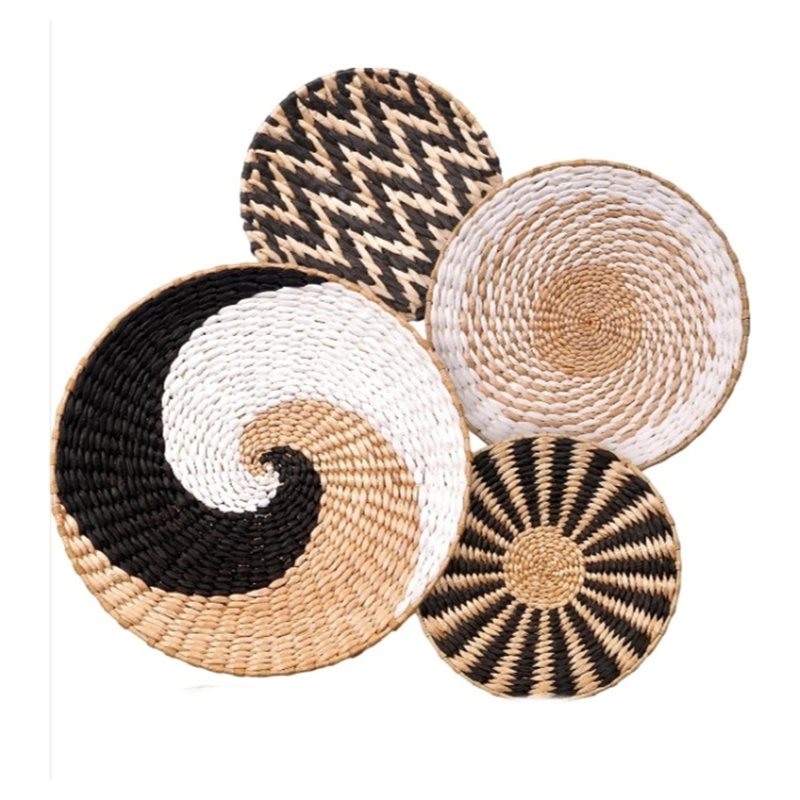 Woven Wall Basket - ABYN - Zestaw wiszących koszy ściennych