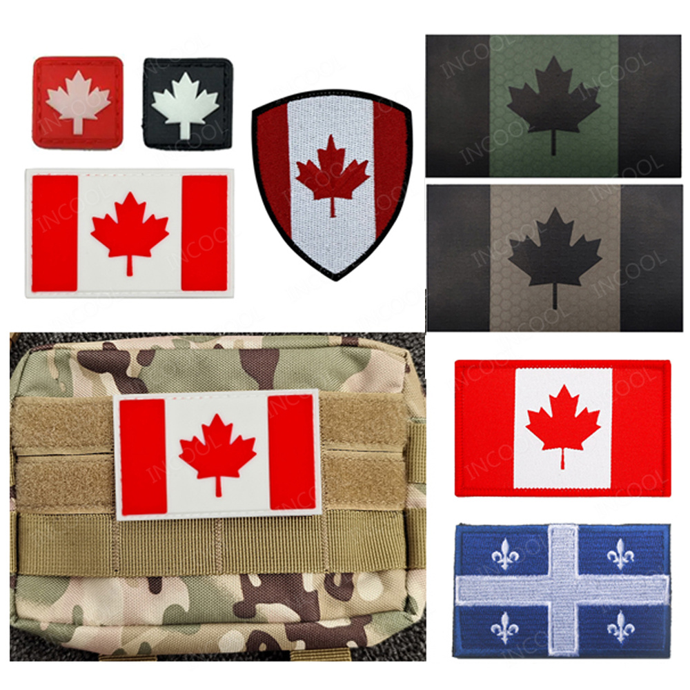 Home Decor Canada - Naszywka haftowana z flagą Kanady IR
