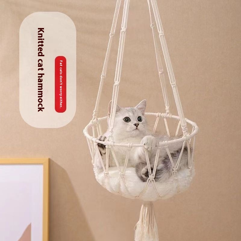 Zimowy fotel dla kota do okna, – Woven Wall Basket recenzja i cena