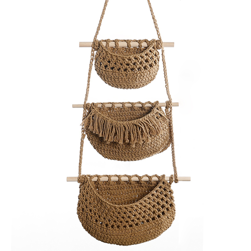 Ręcznie Pleciony Bawełniany St – Woven Wall Basket recenzja i cena