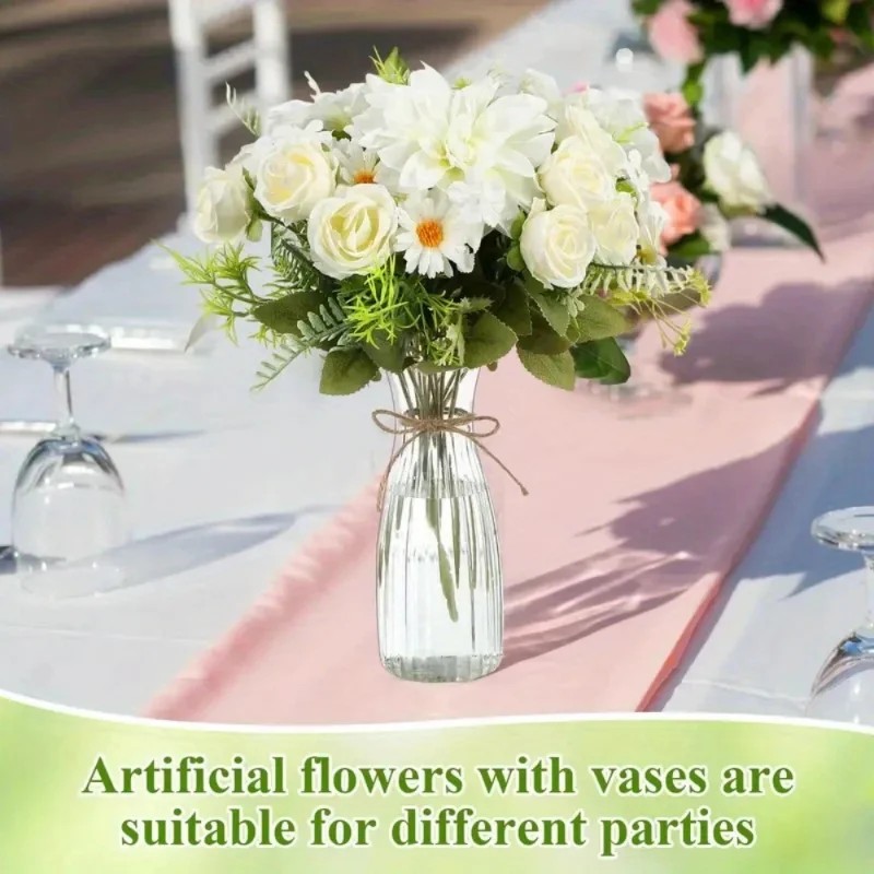 Zestaw wazonów do samodzielneg – Home Decor Vase With Flowers recenzja i cena