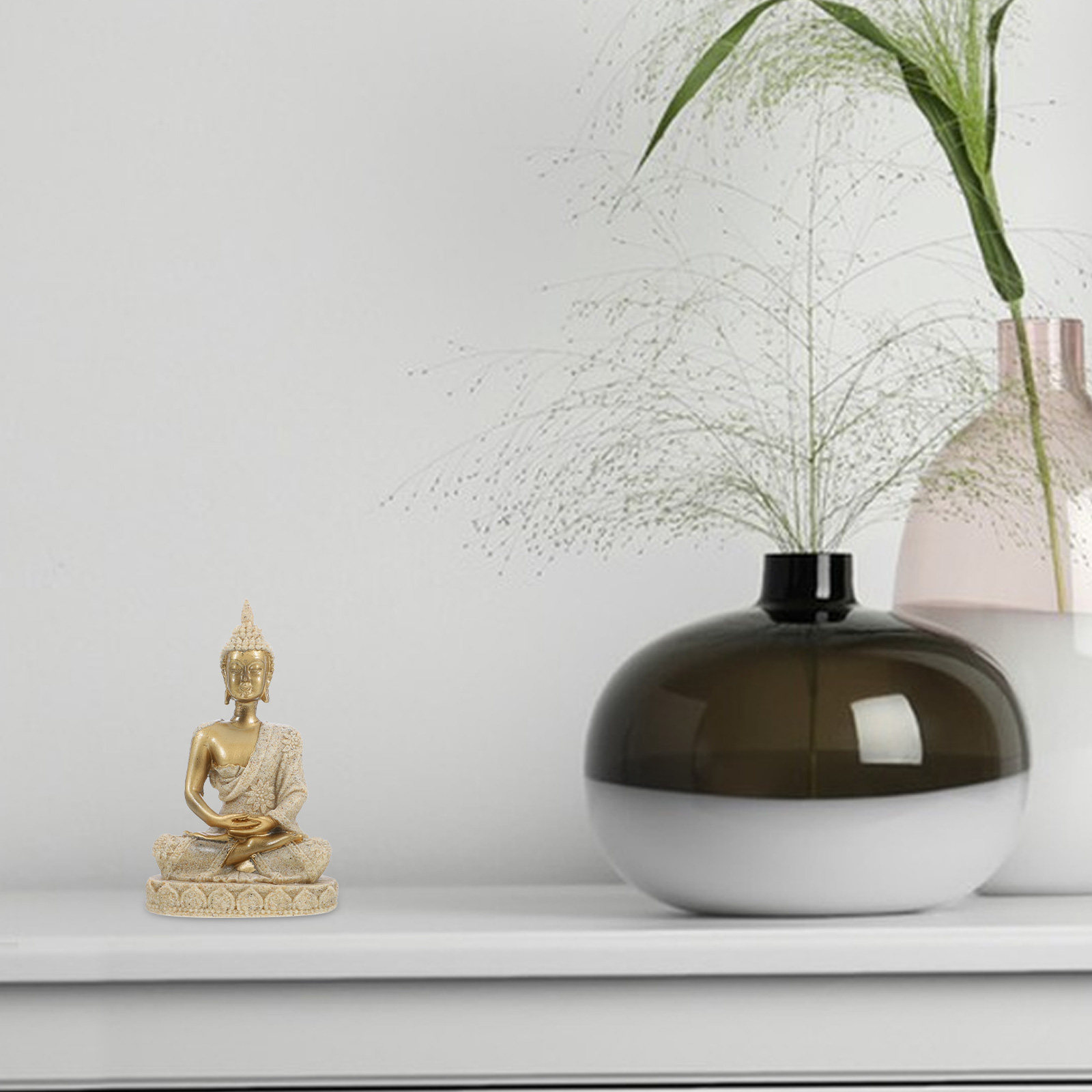 Retro żywiczna figurka Buddy o – Home Decor Zen recenzja i cena