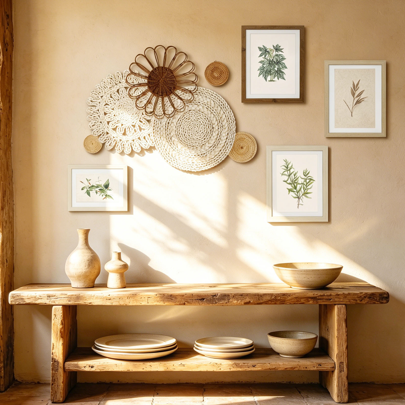 Kosz ścienny w stylu boho z tr – Woven Wall Basket recenzja i cena