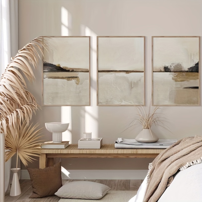 3 szt./zestaw Neutralne Abstra – Home Decor Japandi recenzja i cena