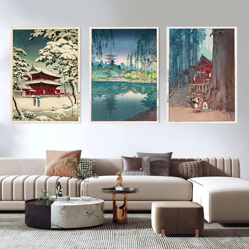 Retro Ukiyo-e Tradycyjny Japoń – Home Decor Japandi recenzja i cena