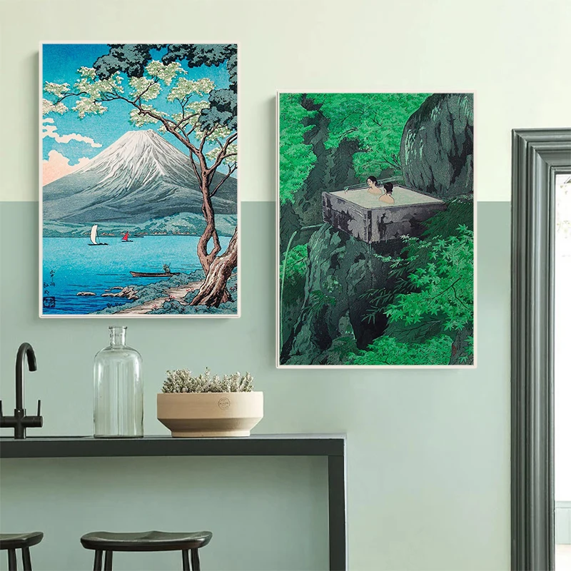 Retro Ukiyo-e Tradycyjny Japoń – Home Decor Japandi recenzja i cena