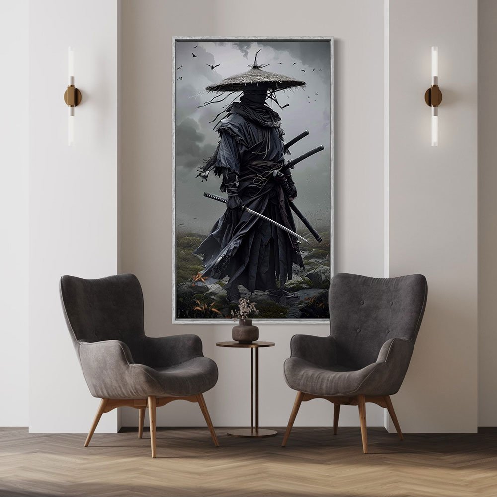 Vintage Japoński Plakat Samura – Home Decor Japandi recenzja i cena
