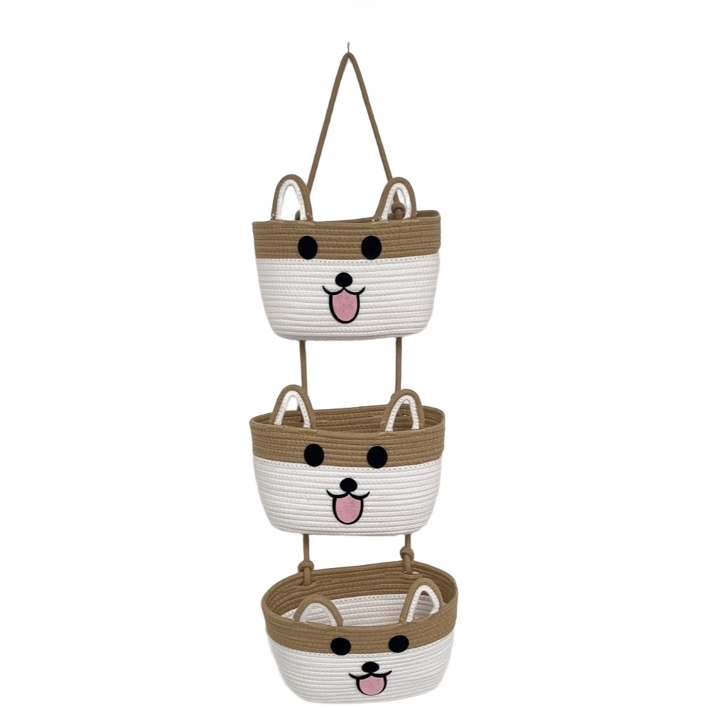 3-poziomowy wiszący kosz z baw – Woven Wall Basket recenzja i cena