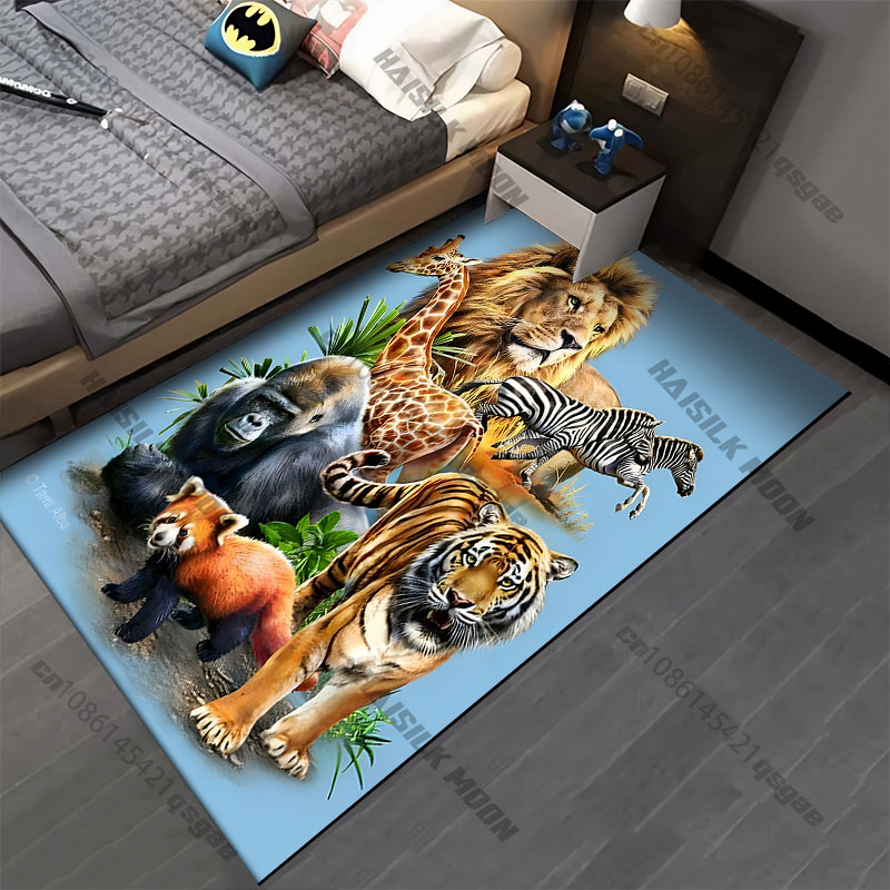 Dywan z motywem dzikich zwierz – Home Decor Habitat recenzja i cena