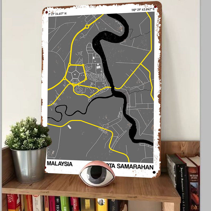 Mapa Kota Samarahan, Malezja,  – Home Decor Kota recenzja i cena