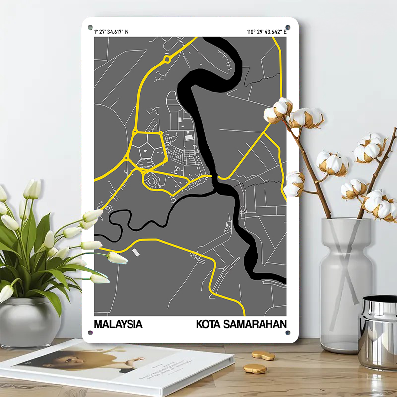 Mapa Kota Samarahan, Malezja,  – Home Decor Kota recenzja i cena