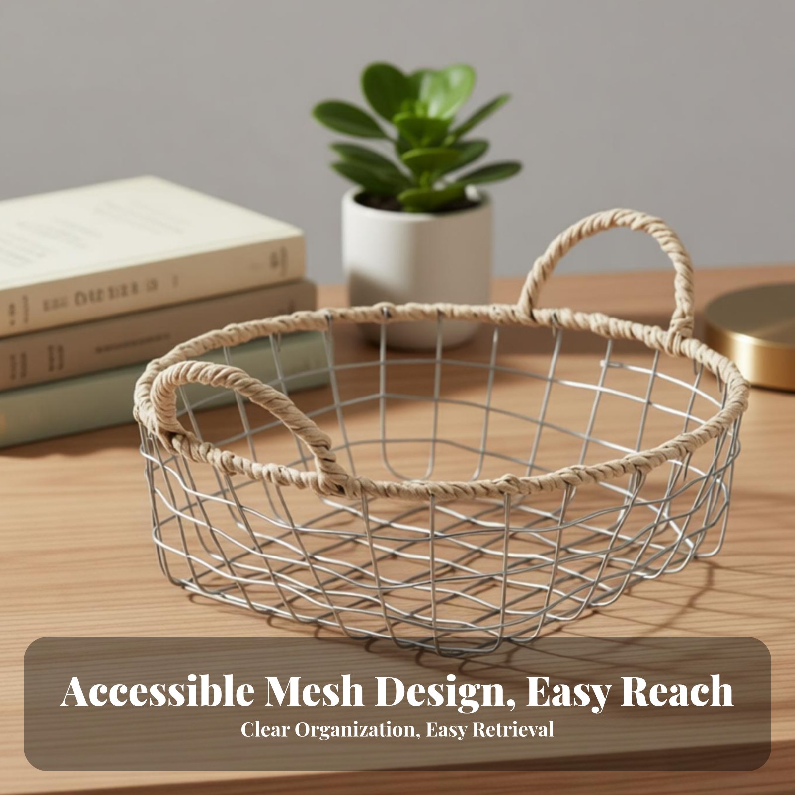 Kosz na przybory kuchenne na b – Woven Wall Basket recenzja i cena