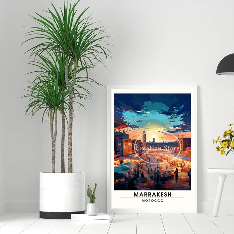 Maroko Wydruki Podróżne Wrażen – Home Decor Canada recenzja i cena