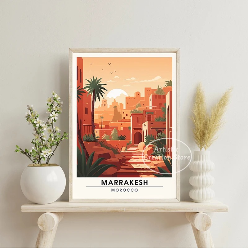 Maroko Wydruki Podróżne Wrażen – Home Decor Canada recenzja i cena