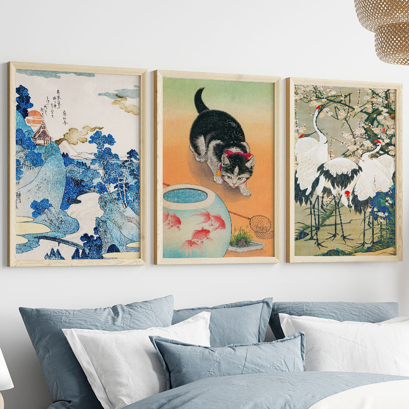Japońskie obrazy na płótnie Ka – Home Decor Japandi recenzja i cena