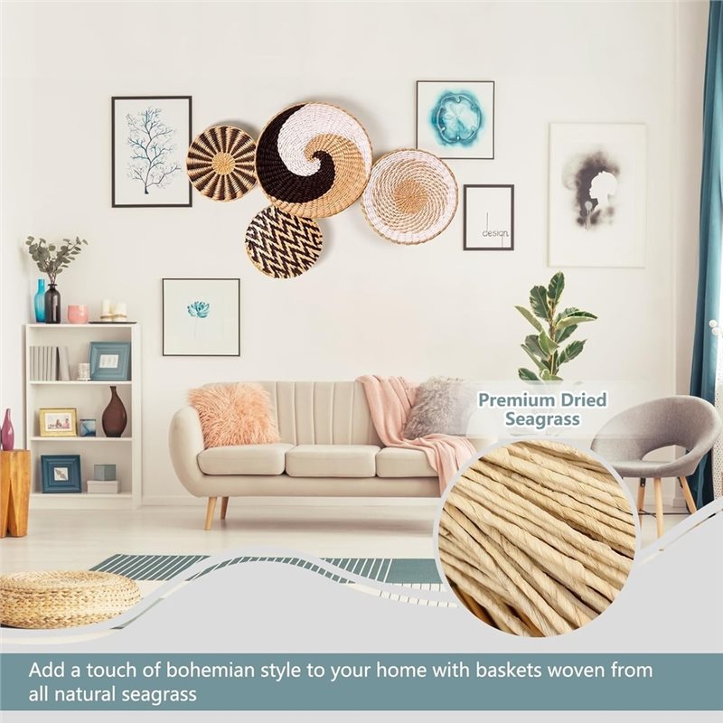 ABYN - Zestaw wiszących koszy  – Woven Wall Basket recenzja i cena