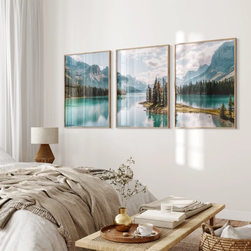 Plakat Kanada Góry Jezioro Kra – Home Decor Canada recenzja i cena