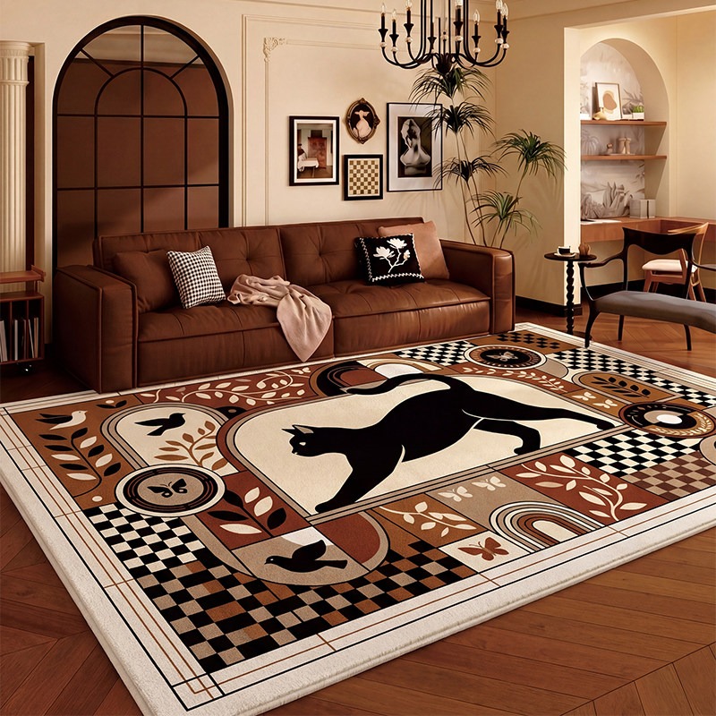 Dywan do salonu w czarno-białą – Home Decor Ig recenzja i cena