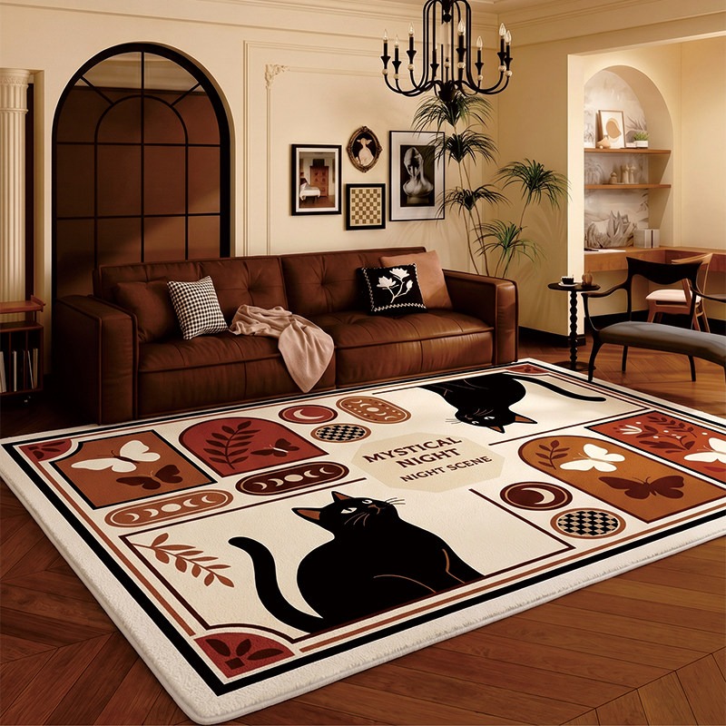 Dywan do salonu w czarno-białą – Home Decor Ig recenzja i cena
