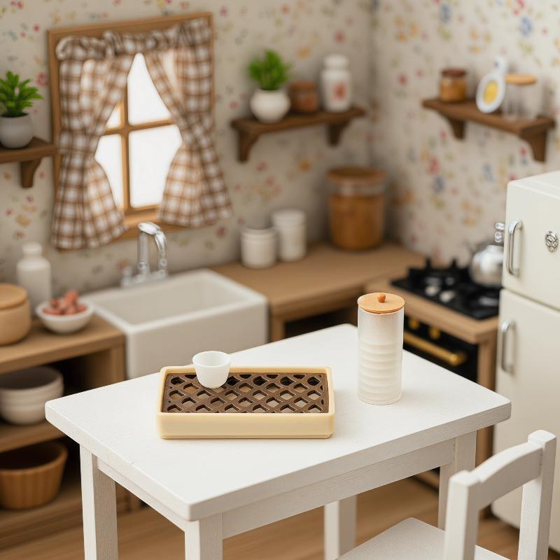 Miniaturowy zestaw tacy na her – Home Decor Solution recenzja i cena