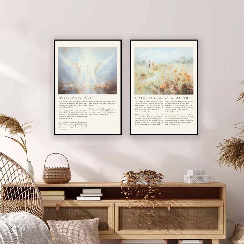 Plakat z hymnami chrześcijańsk – Home Decor How To recenzja i cena