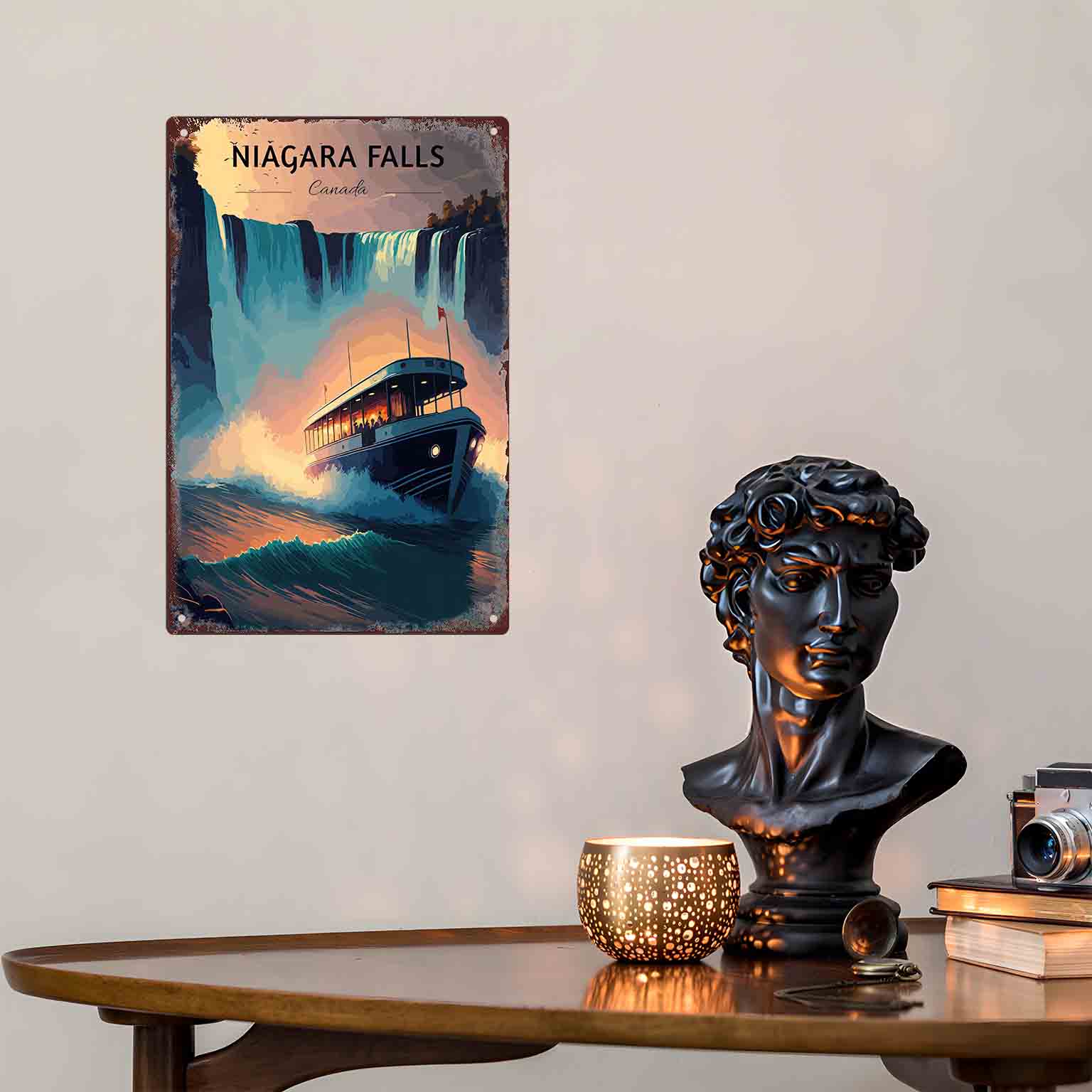 2D PŁASKA METALOWA TABLICA DEK – Home Decor Canada recenzja i cena