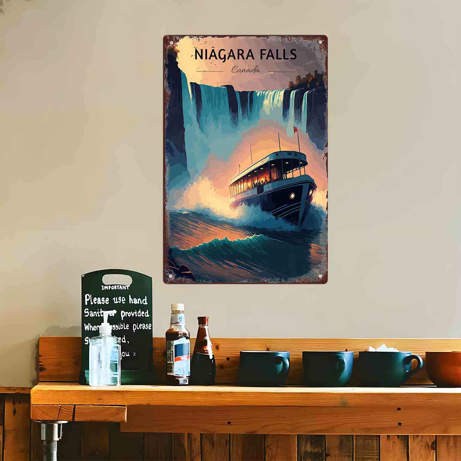 2D PŁASKA METALOWA TABLICA DEK – Home Decor Canada recenzja i cena