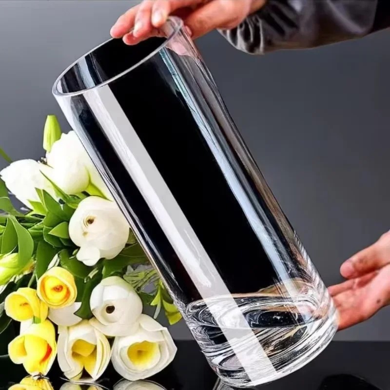 2/4 szt. Akrylowy Wazon Cylind – Home Decor Vase With Flowers recenzja i cena