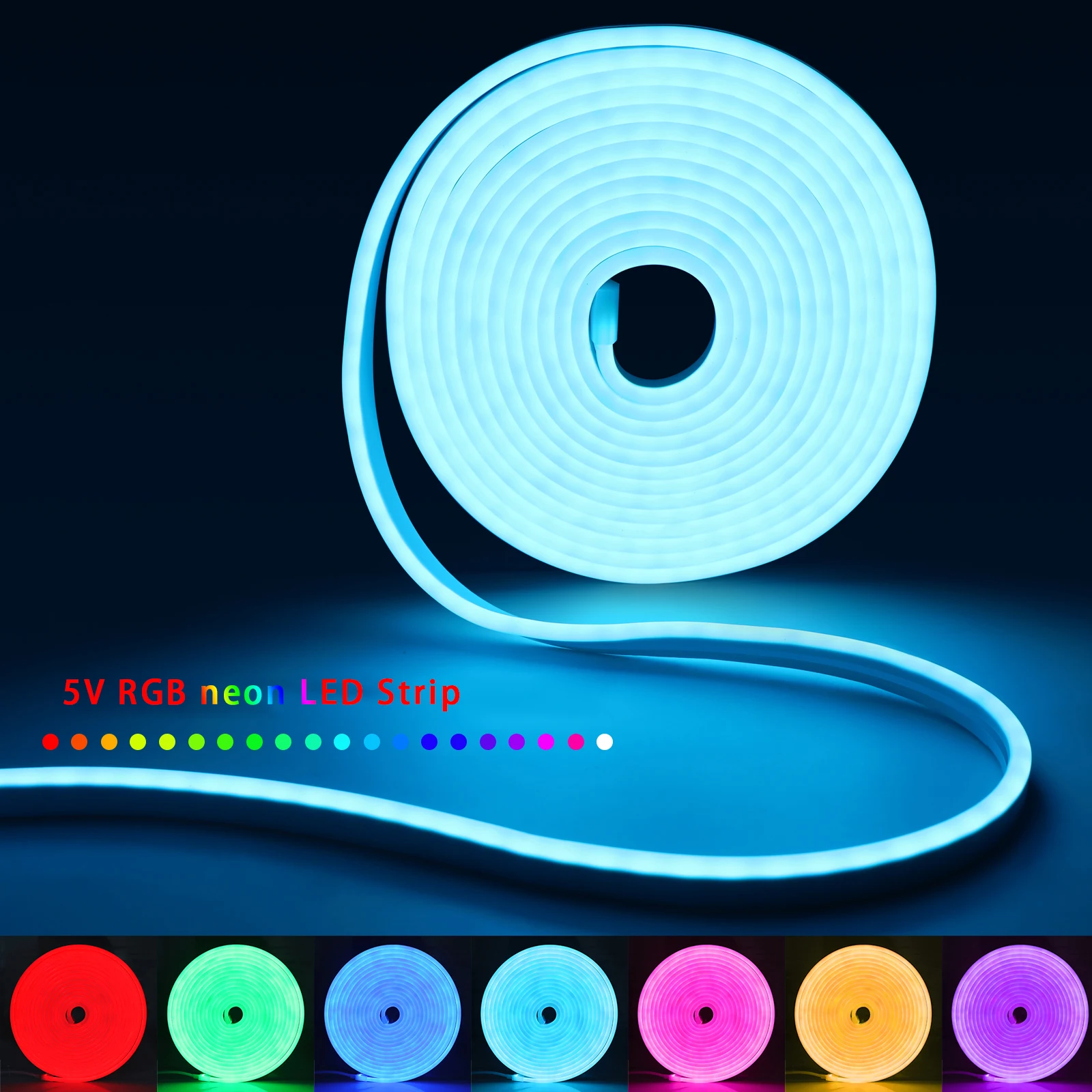 Taśma LED Neon RGB 1-5m, 5V US – Home Decor Com recenzja i cena
